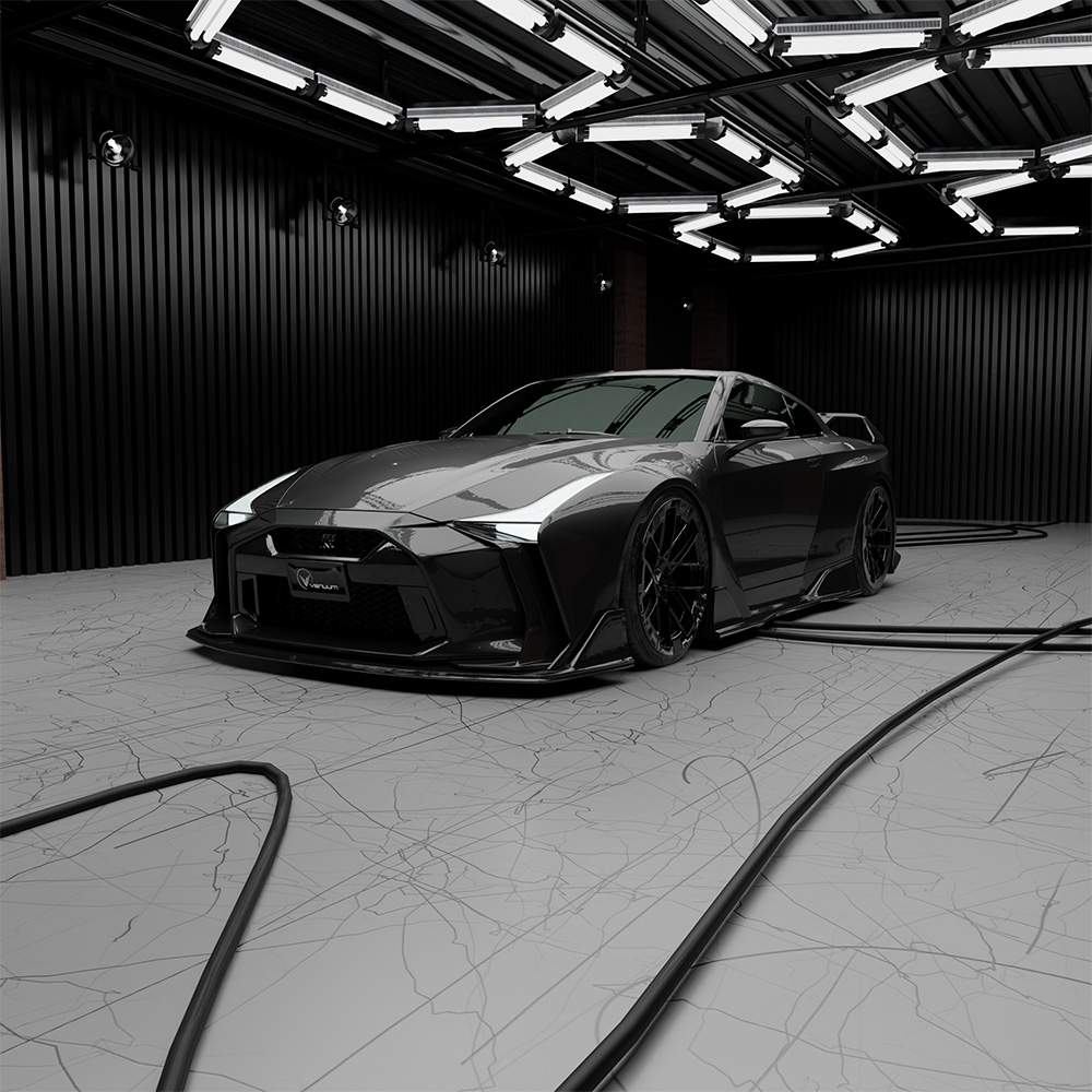 Nissan-GTR-black-showroom5